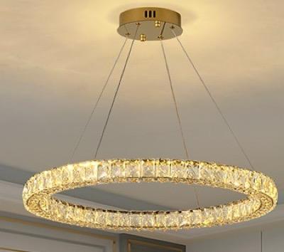 Люстра подвесная хрустальная LED люстра D 500 /E10