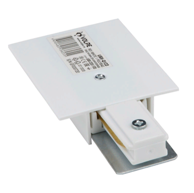 Ввод питания для шинопровода. Однофазный. Белый