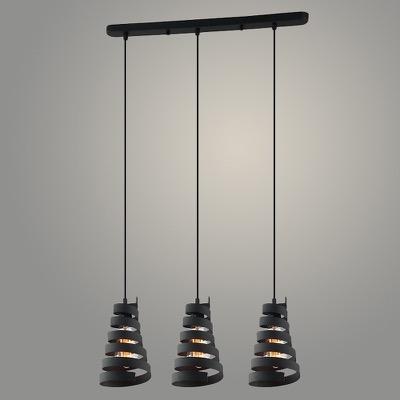 Подвесной светильник MDM2806/3HT BK черный 3х60W E27 d630 h1280