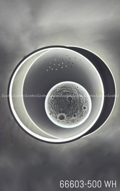 Люстра потолочная LED 66603-500 140W/3000-6500K белый (без ПДУ)