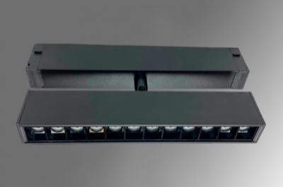 Магнитный светильник М220 04 линза книжка 18W черный (S25)